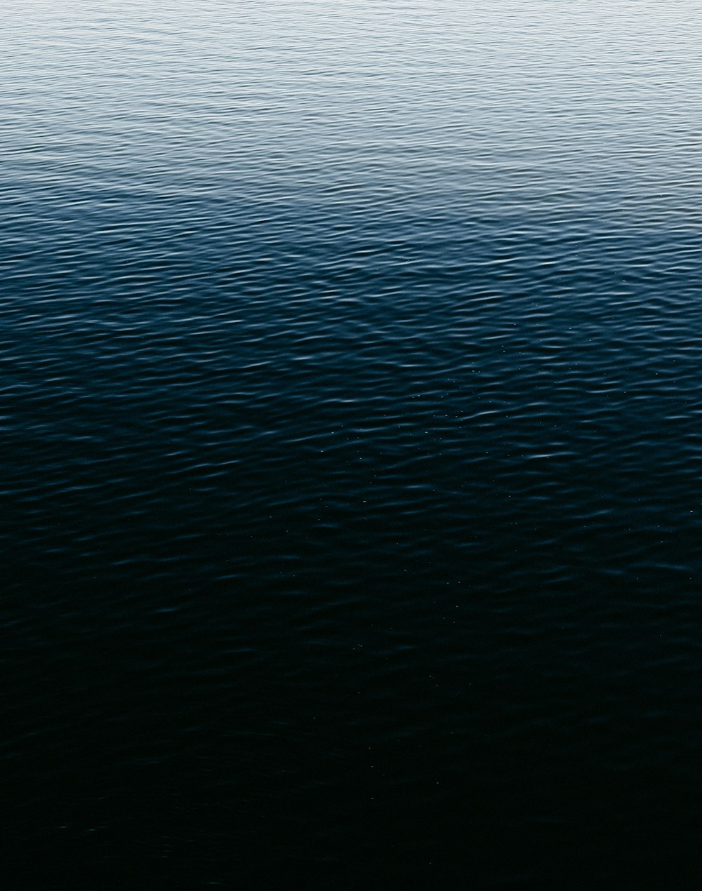 a body of water with a dark background