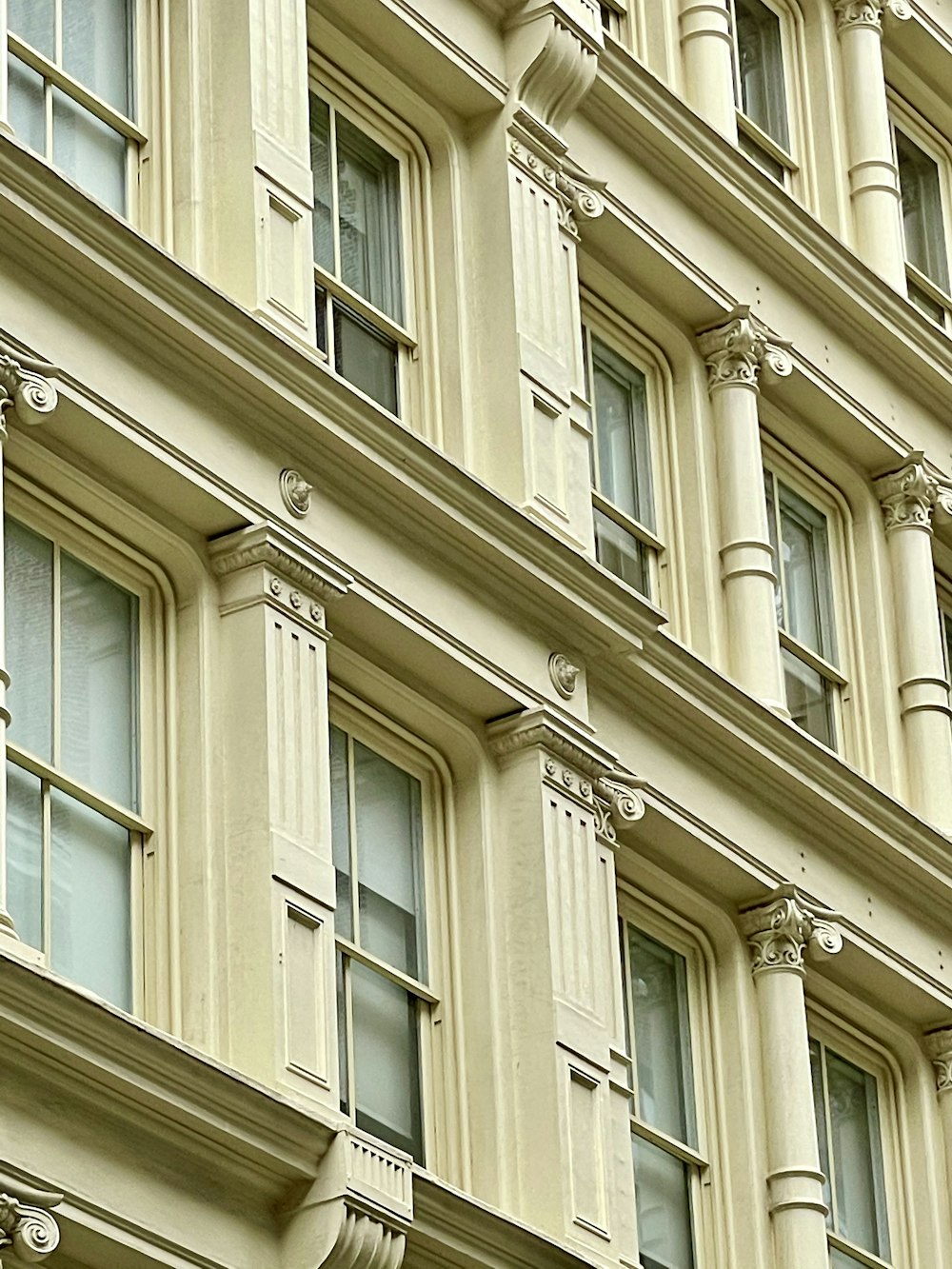 a building with many windows