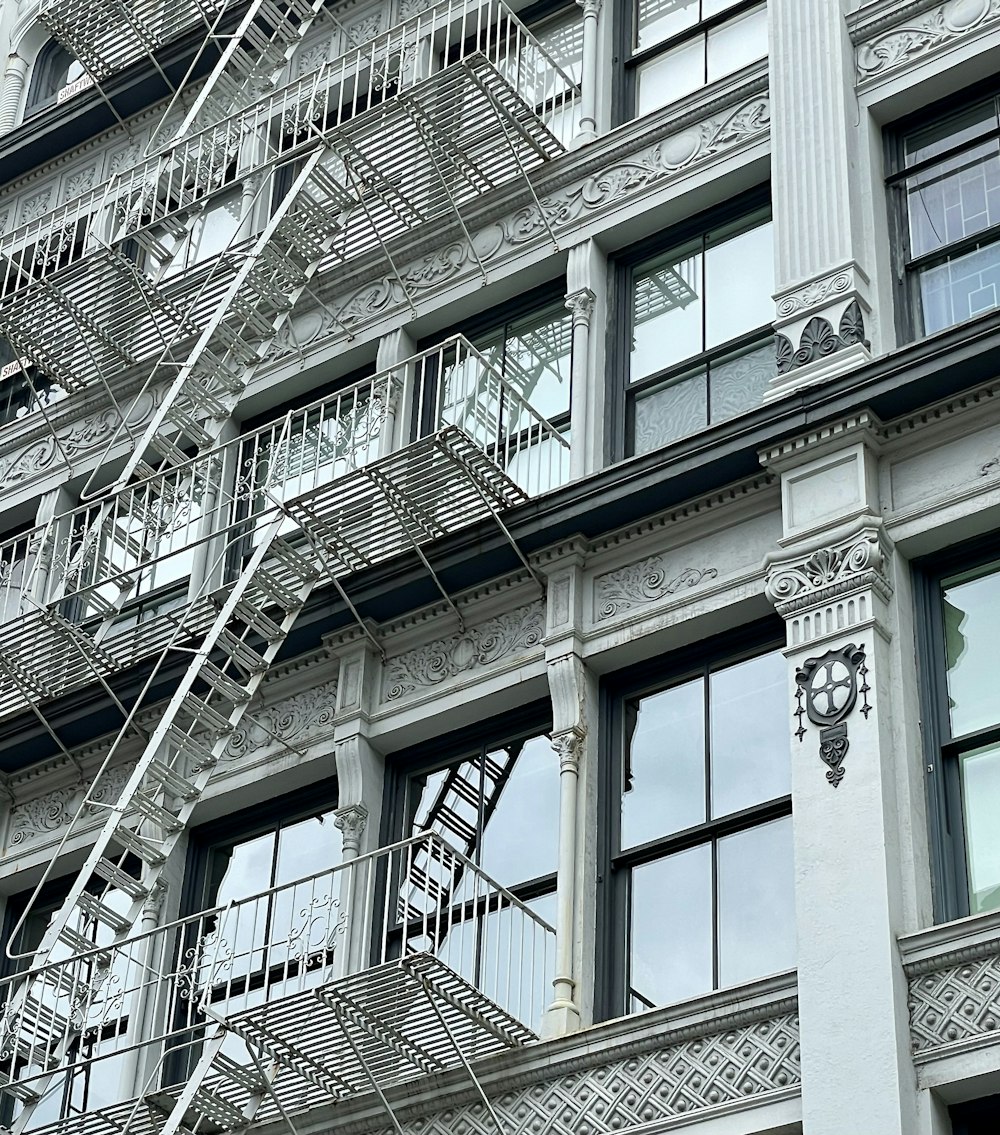 a building with balconies and windows