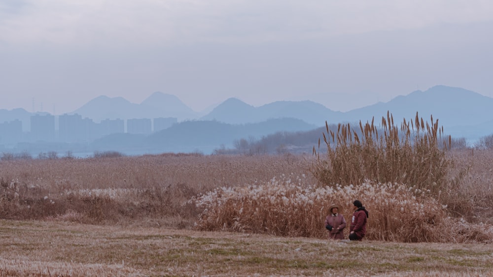 a group of children sitting in a field