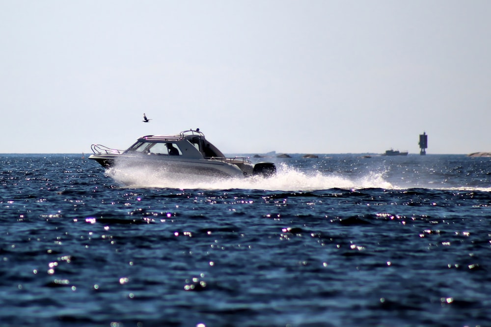 a boat in the water