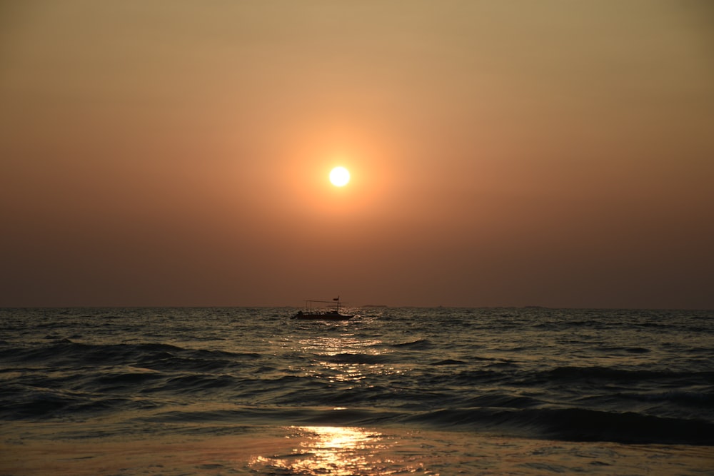 a boat in the water