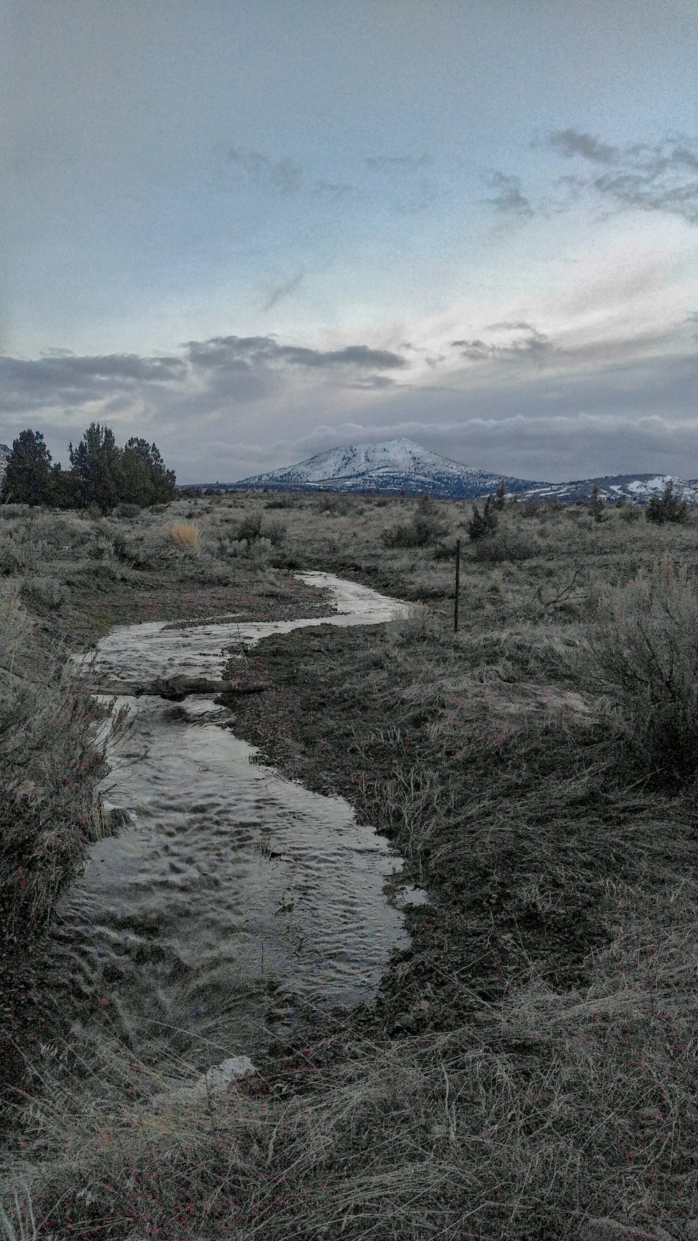 a river running through a dry landscape