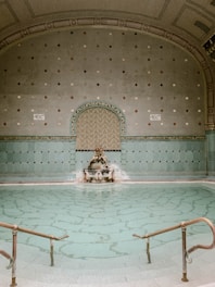 a large indoor pool