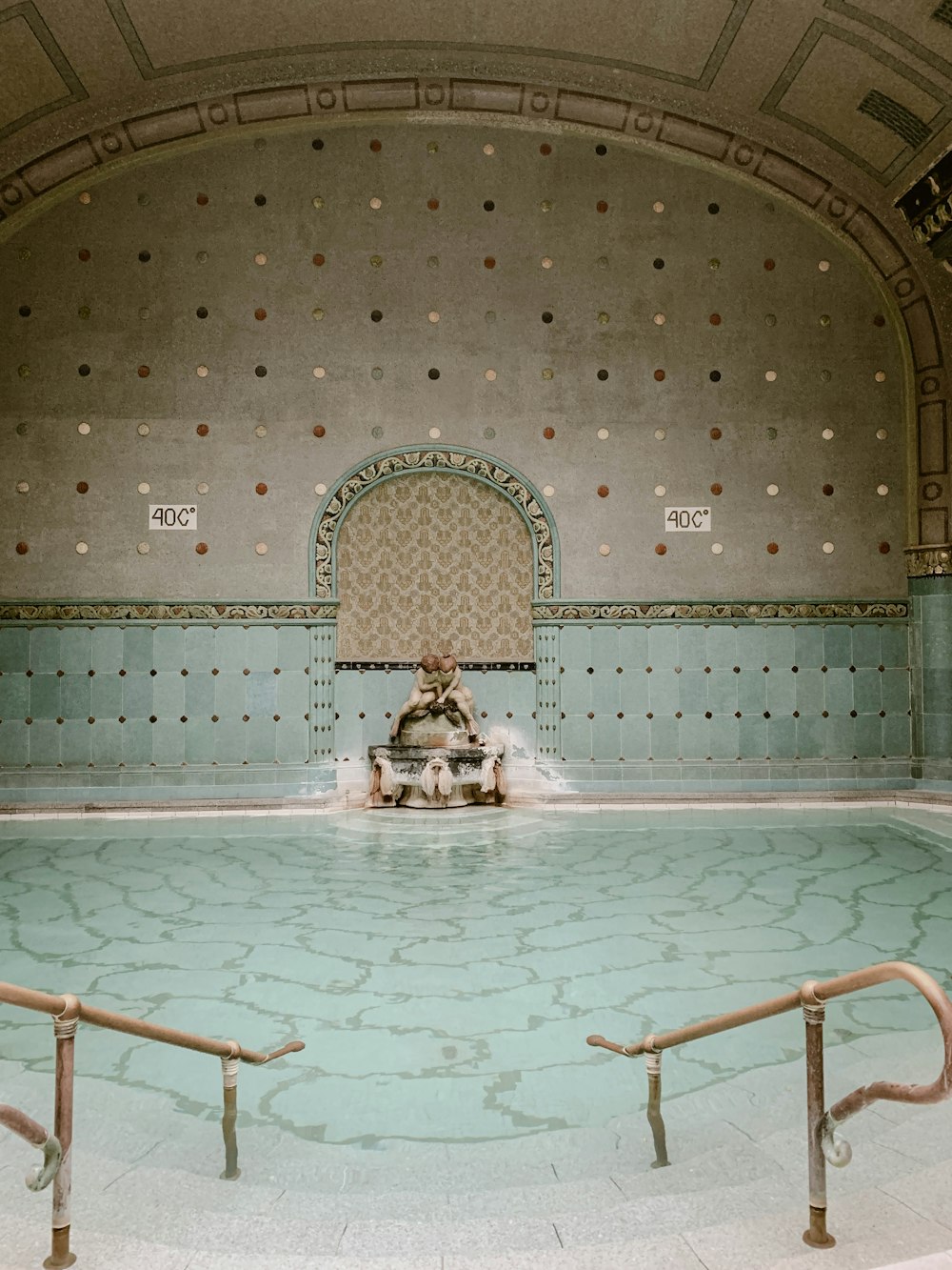 a large indoor pool