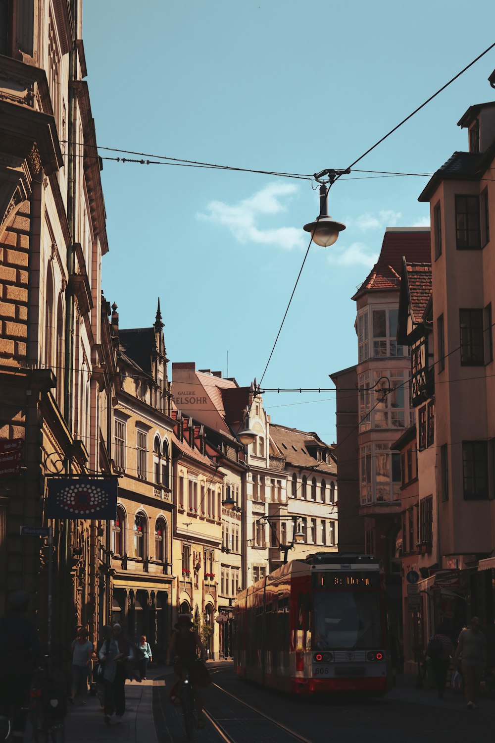 a bus on a street