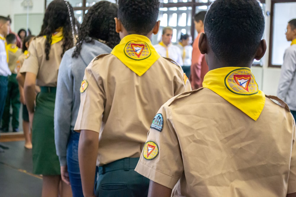 a group of people in uniform