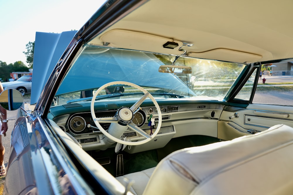 the interior of a car