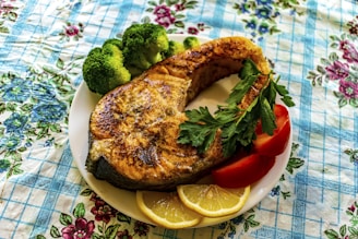 a plate of food