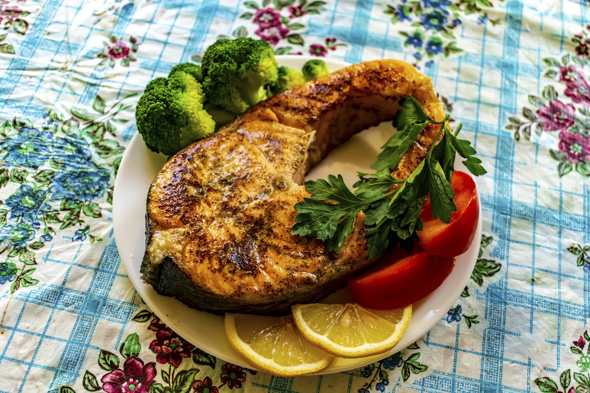 a plate of food
