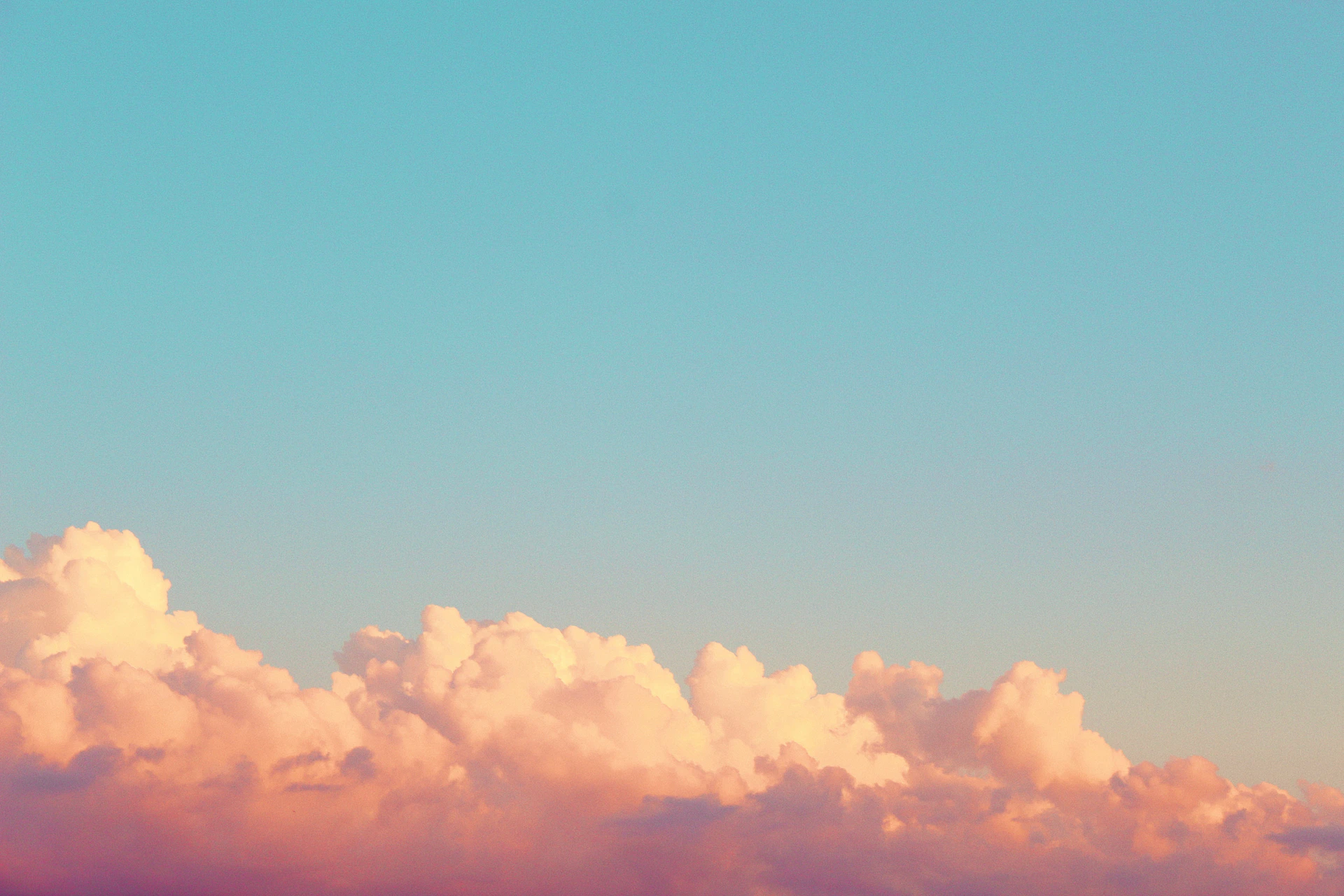 a blue sky with clouds