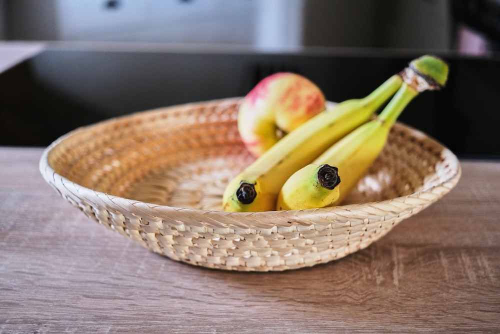 a basket of bananas