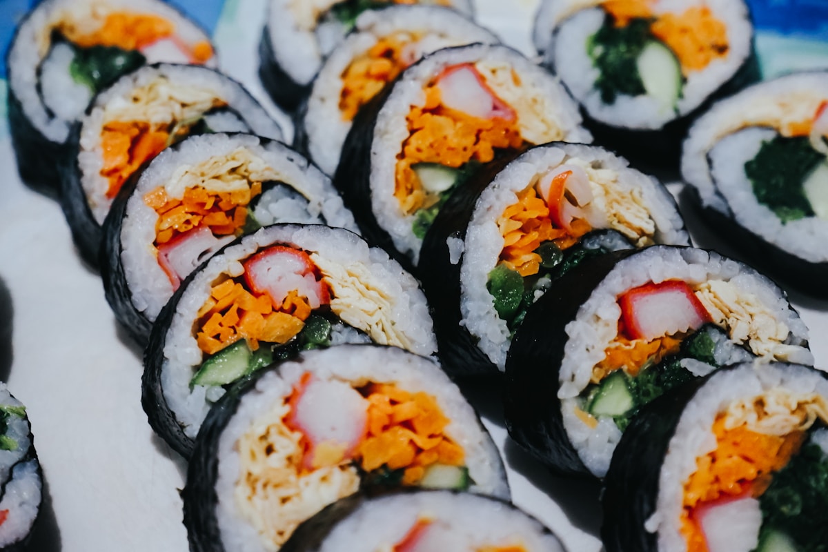 Gimbap recipe for my vegetarian friend