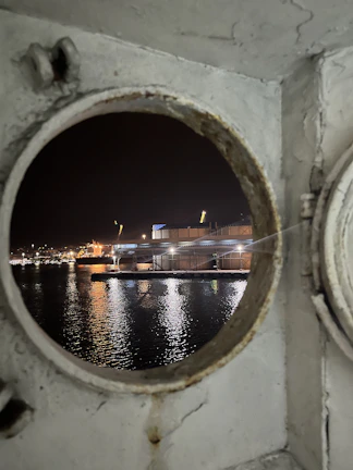 Peaceful view of Everett cityscape from Harbortrust office window.
