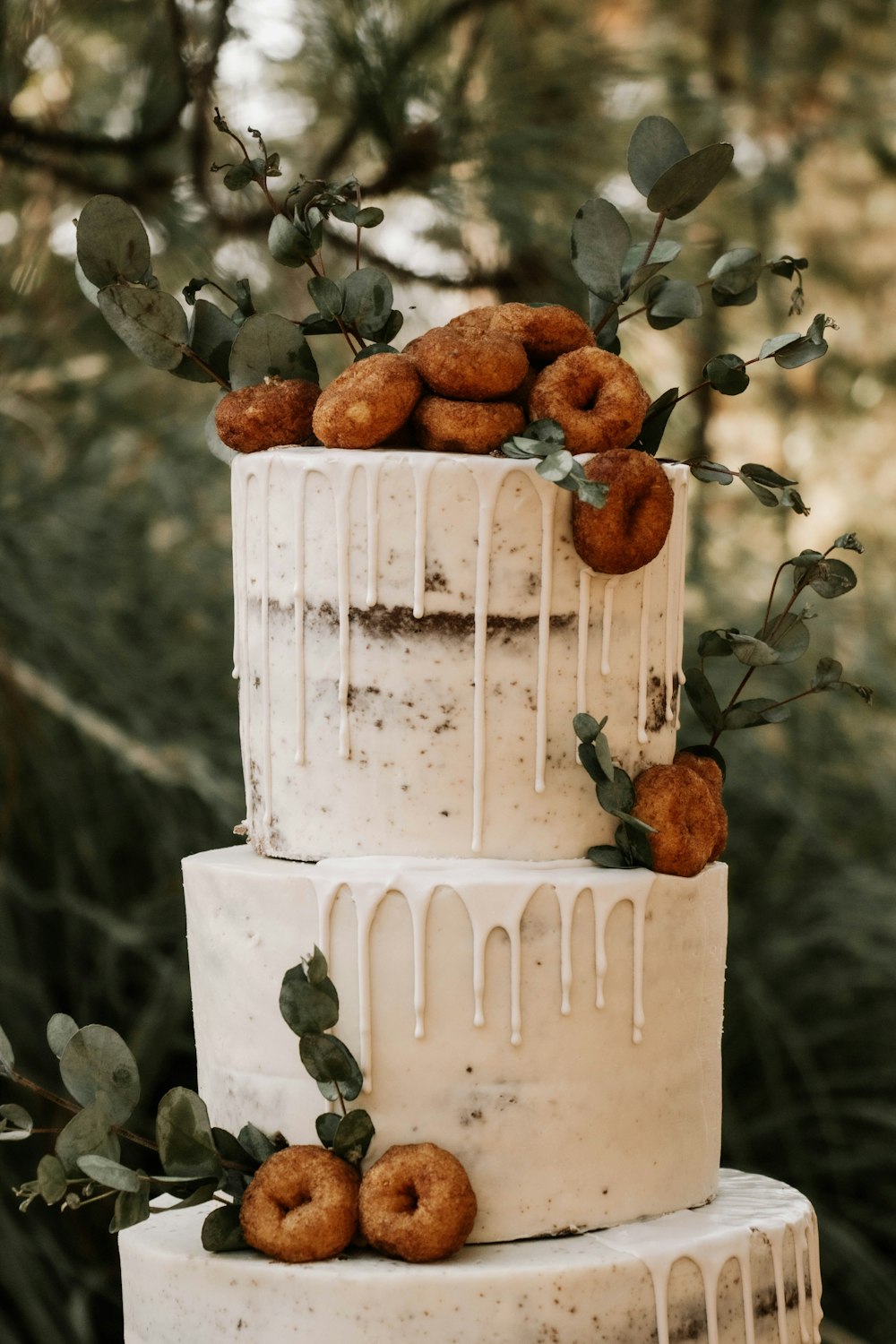 a cake with fruit on top