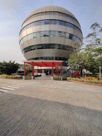 Exterior view of the medical laboratory building in Riyadh.