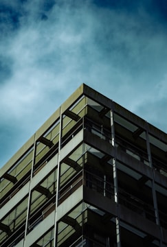 a building with glass windows