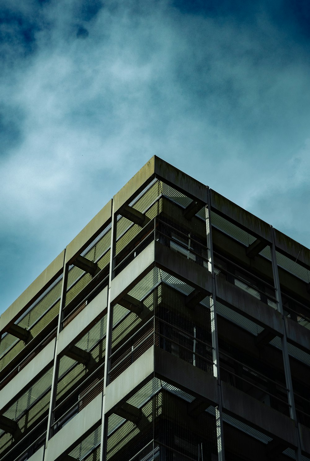 a building with glass windows