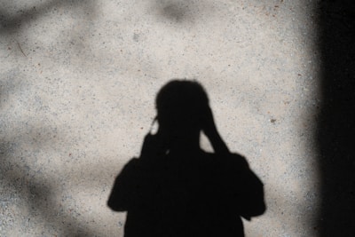 a person standing in the rain