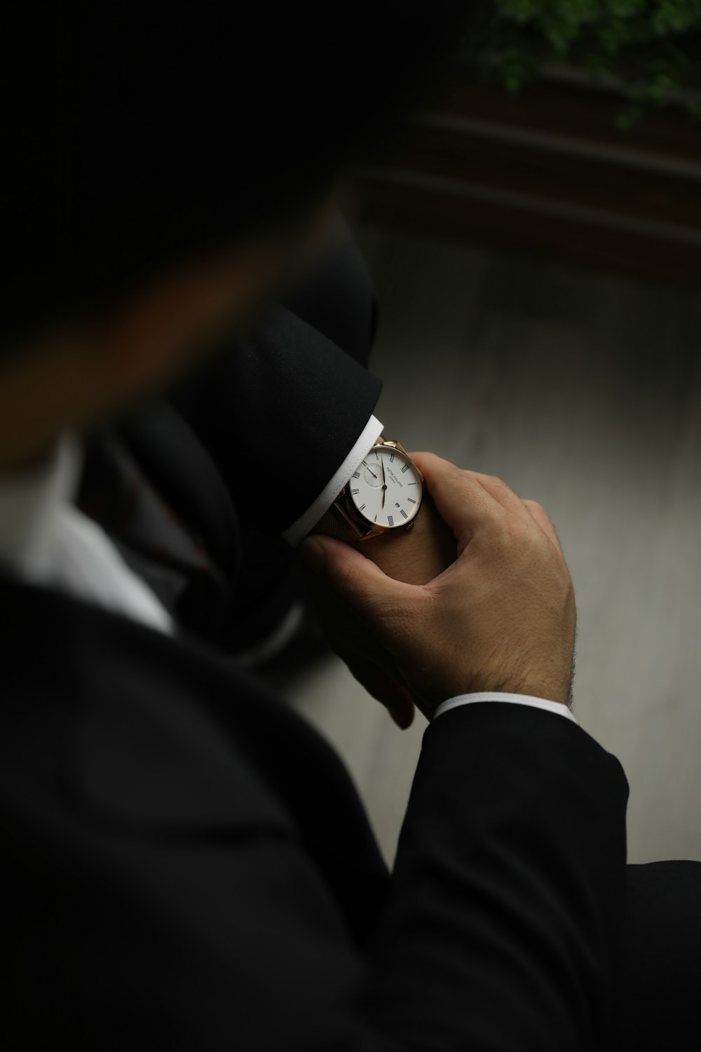 a man wearing a suit and tie