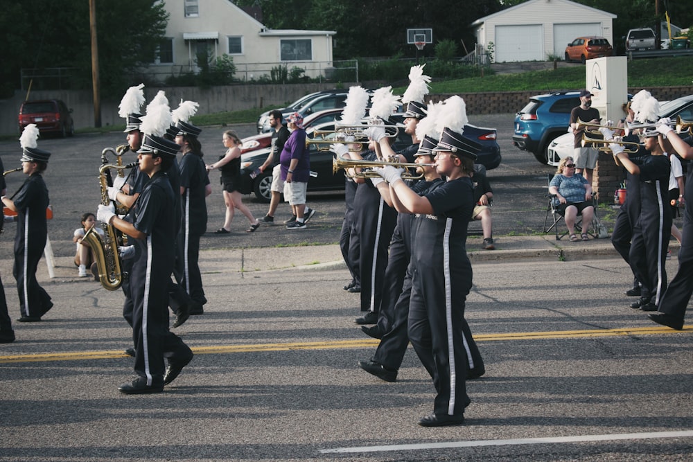 a group of people in uniform