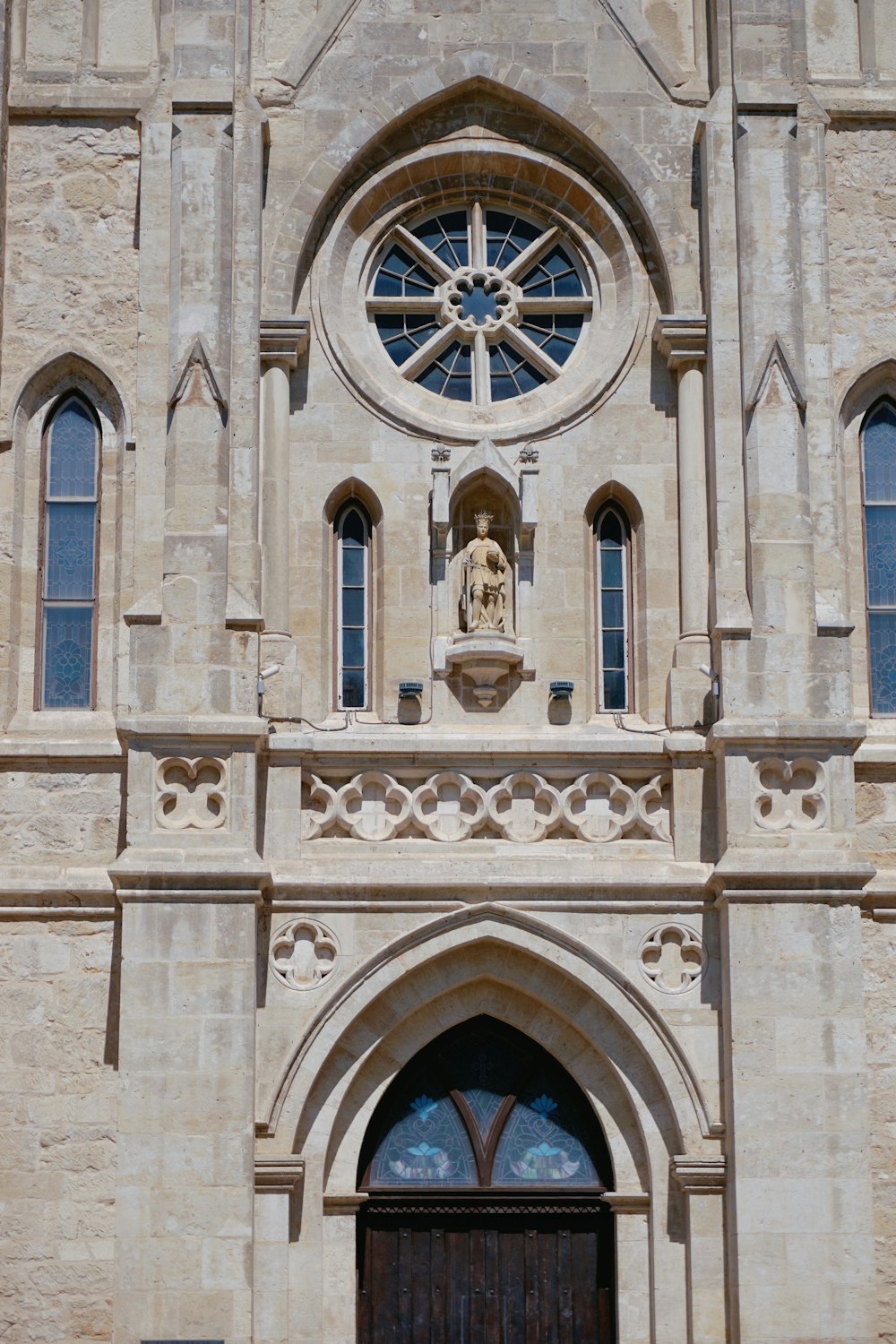 a clock on a building