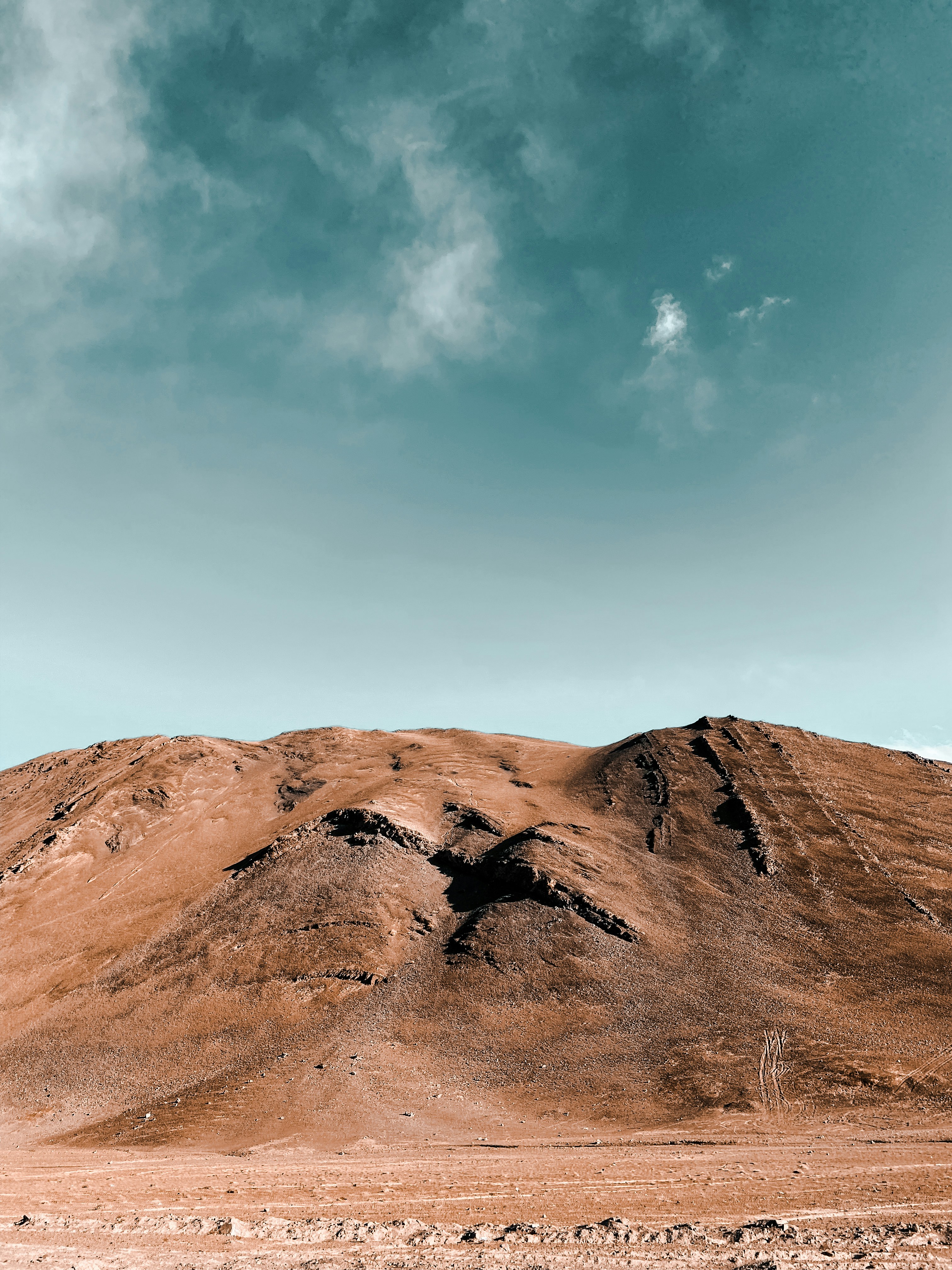 a large rocky mountain