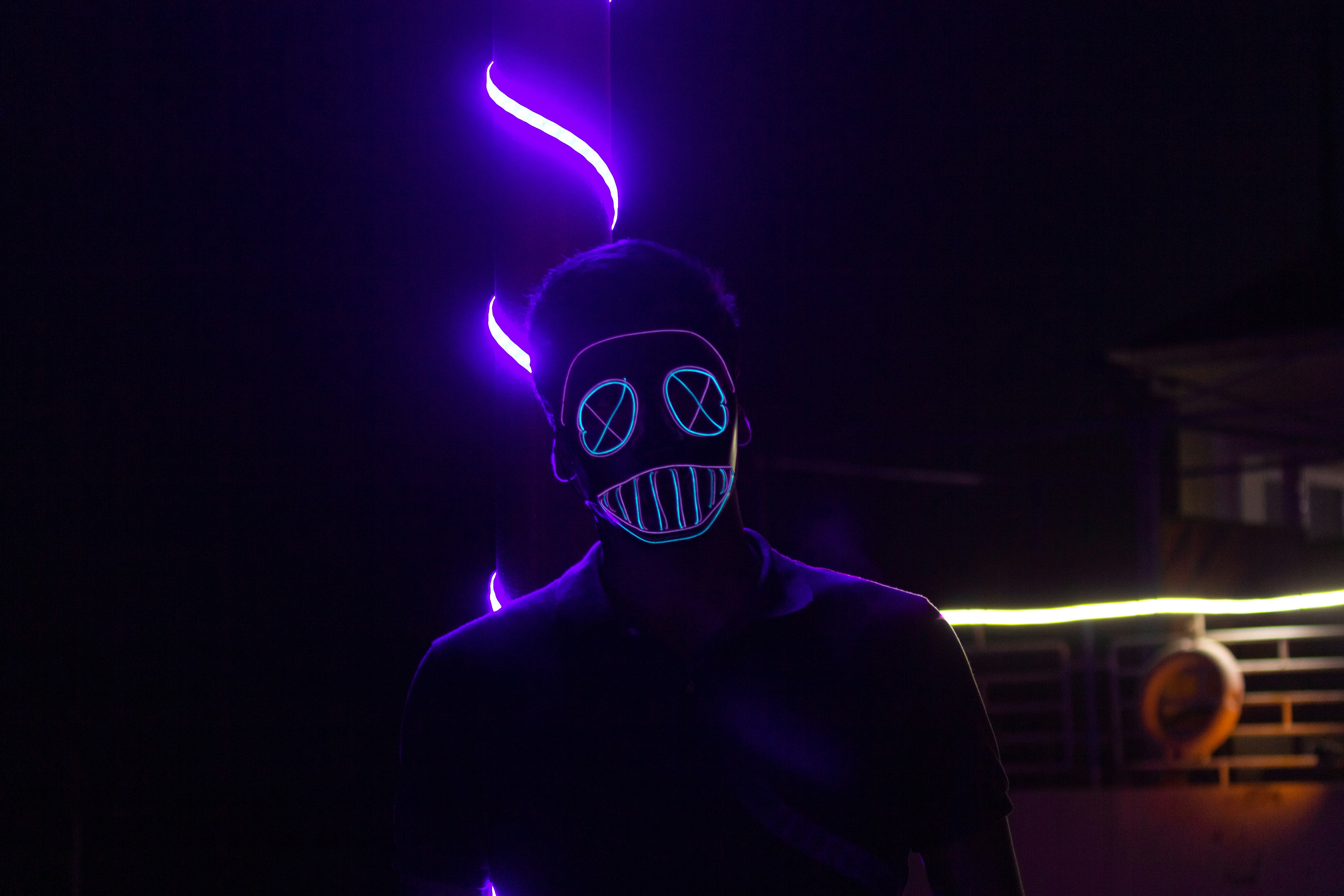 Neon mask
