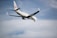 a large airplane flying in the sky