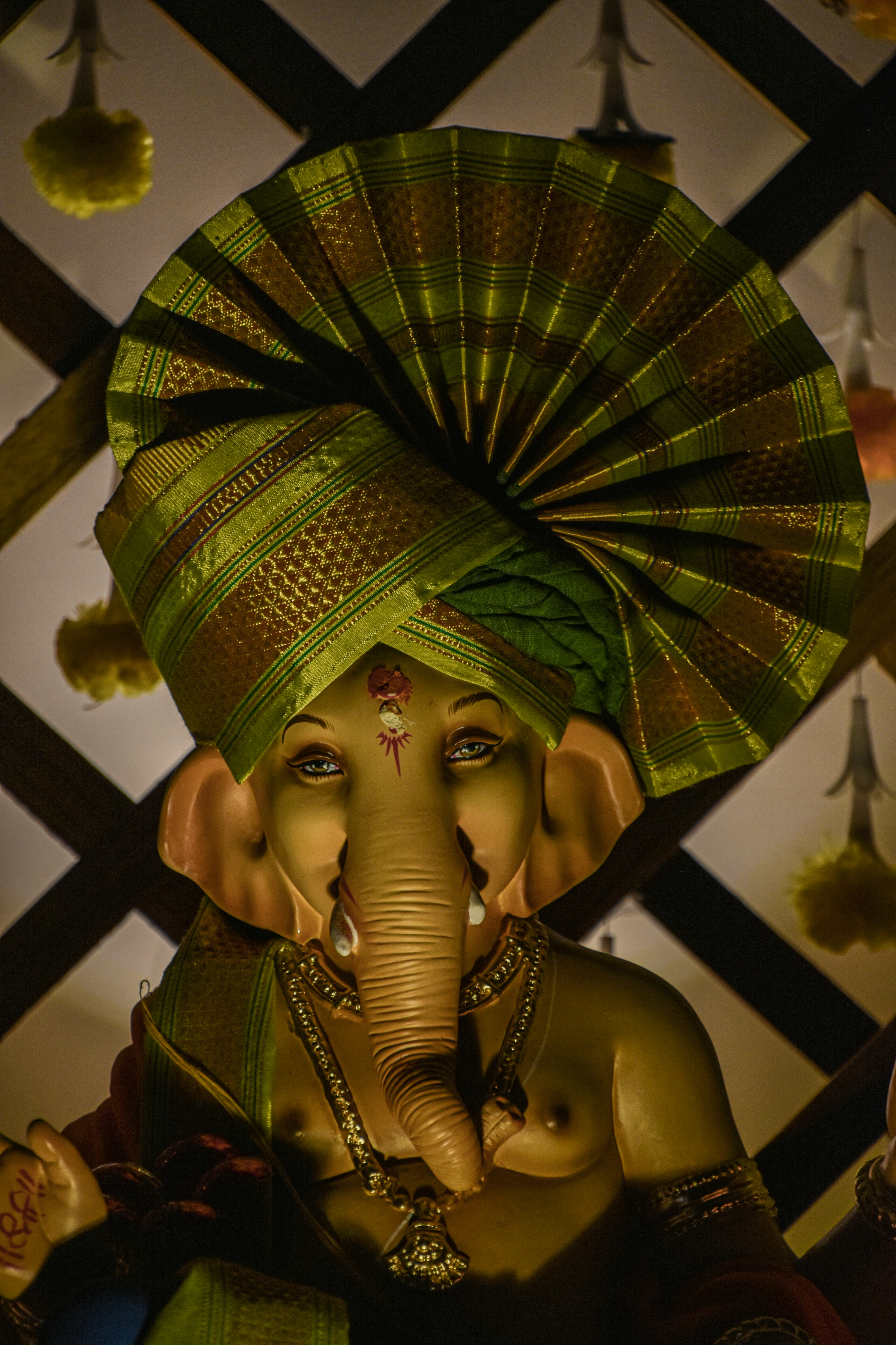 a person wearing a garment