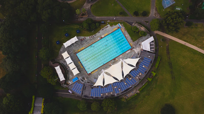 Aqua zone pool, illustrative