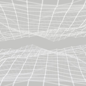 Elegant animation frame showing fluid data flow across a white, minimalistic background.