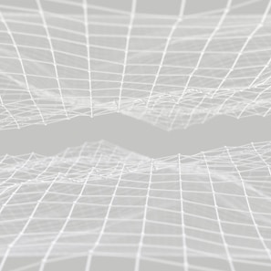 Animated graphic of data streams flowing smoothly across interconnected nodes