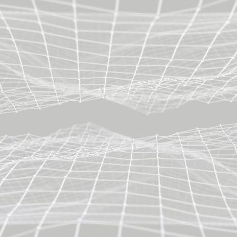 Grid of procedural VFX systems with clean lines and subtle motion fades on charcoal background.