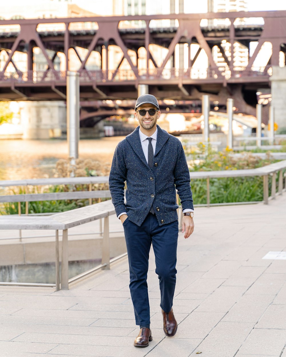 a man in a suit and tie