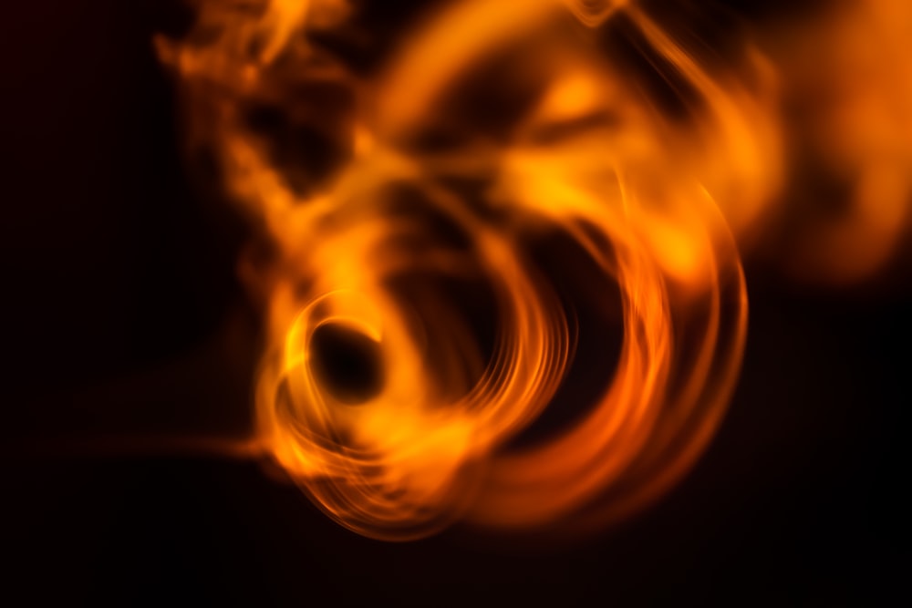 a close up of a fire