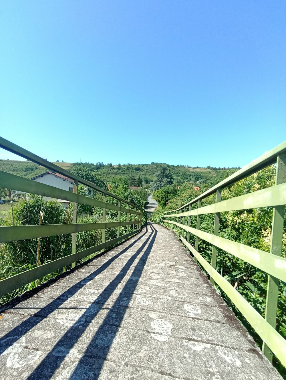 a bridge over a river