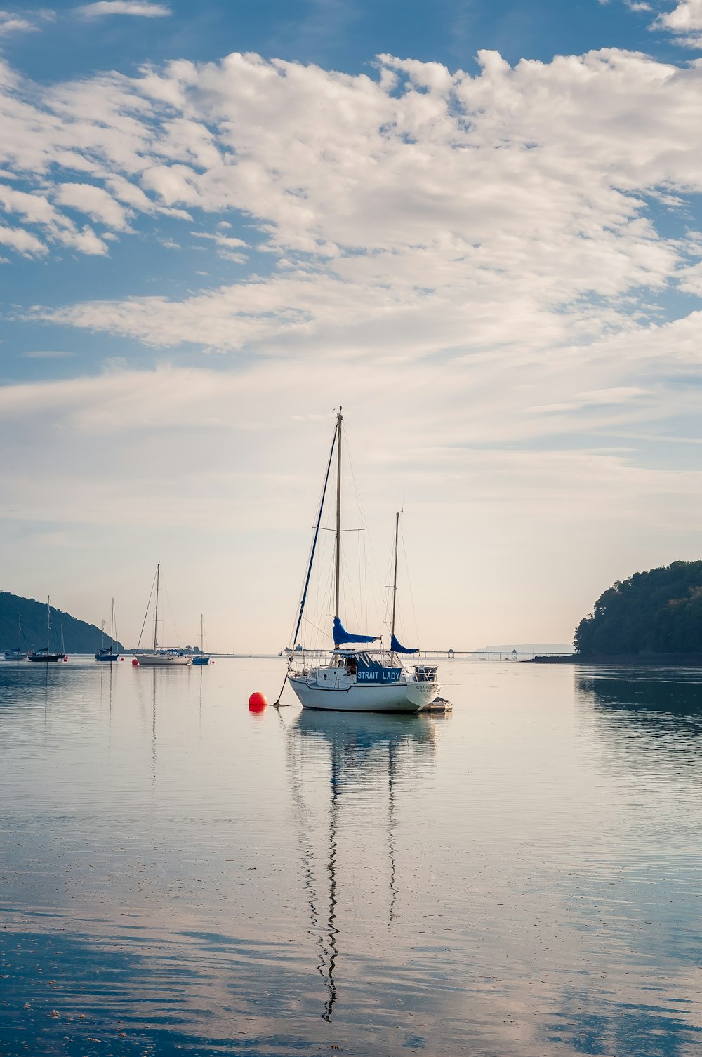 a boat on the water