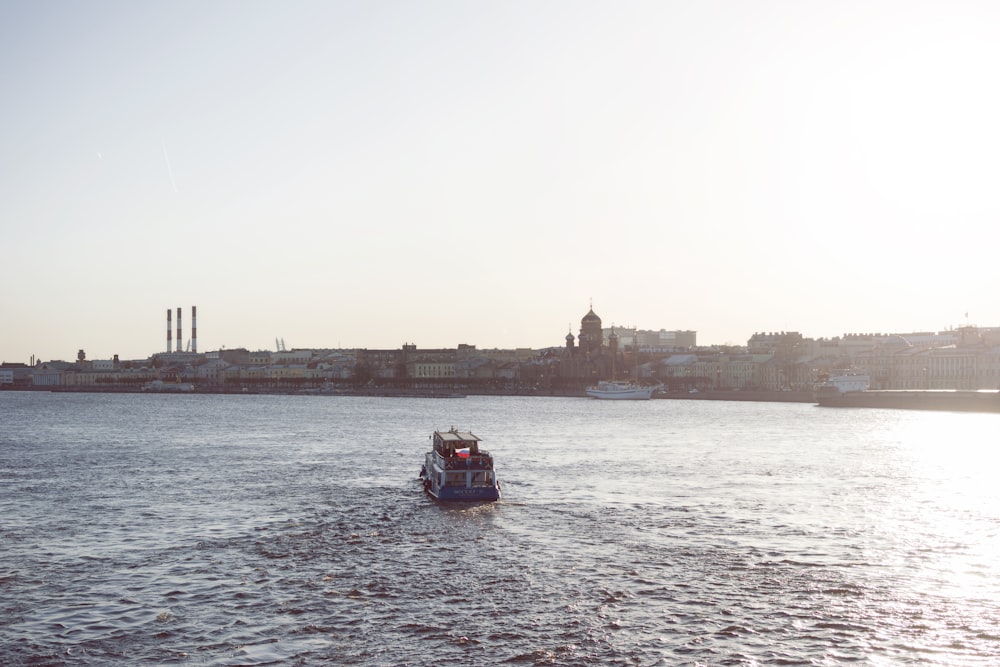 a boat on the water