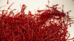 a close up of red liquid