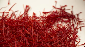 a close up of red liquid