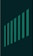 Seven vertical green bars are aligned diagonally against a dark green background, creating a modern, abstract geometric pattern.
