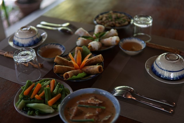 Cambodian-style Spring Rolls