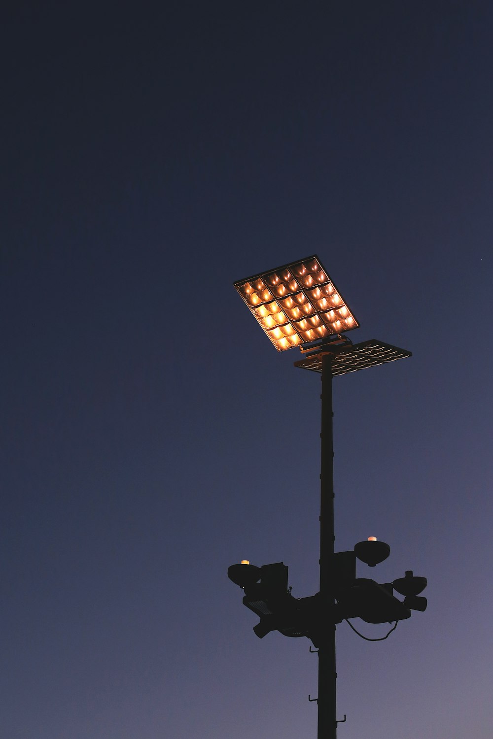 a light post with a light on top