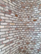 A finished brick wall showcasing craftsmanship.