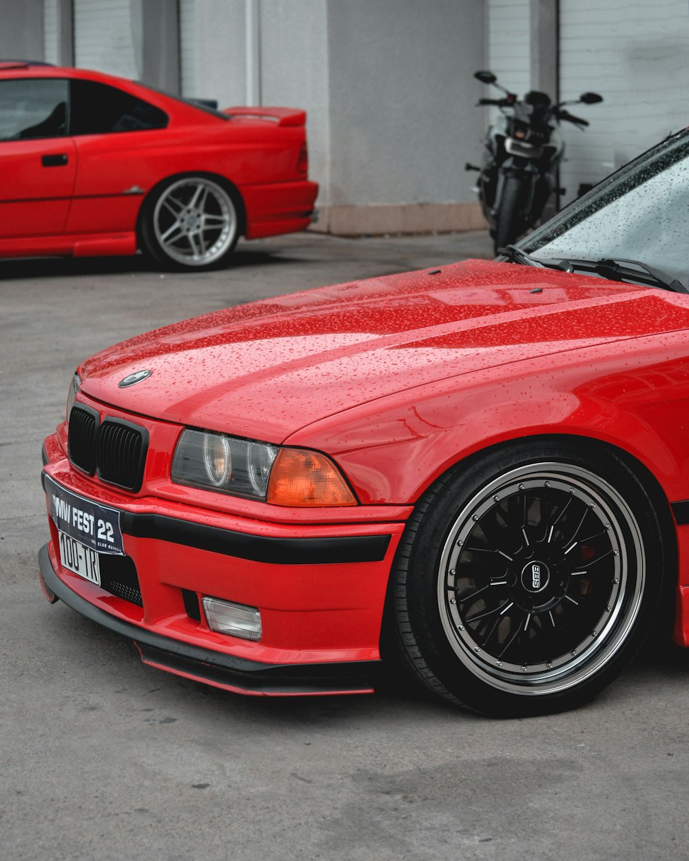 a red sports car