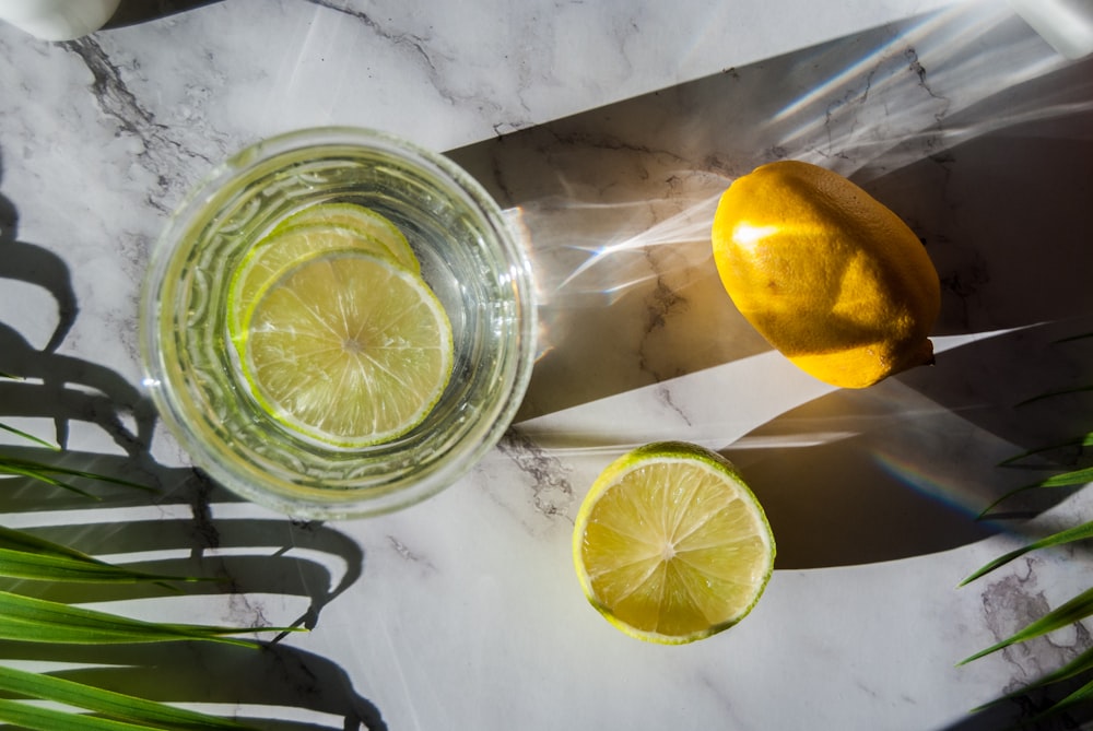 lemons on a table