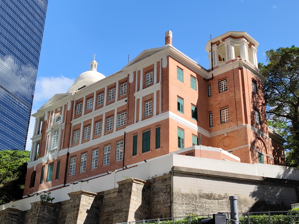 a large brick building