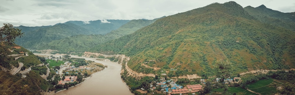 a river running through a valley