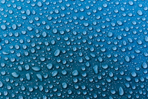 water beads on car finish after car wash hydrophobic